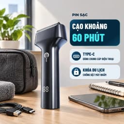 Máy cạo râu khô và ướt Coclear CWF301 - Giá rẻ nhất hôm nay - Ảnh 5