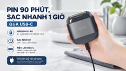 Máy cạo râu khô và ướt Flyco F8VN Xám - Giá rẻ nhất hôm nay - Ảnh 4