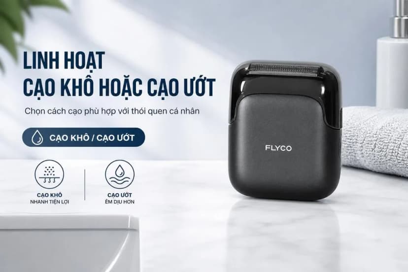 Máy cạo râu khô và ướt Flyco FS685VN - Giá rẻ nhất hôm nay - Ảnh 3