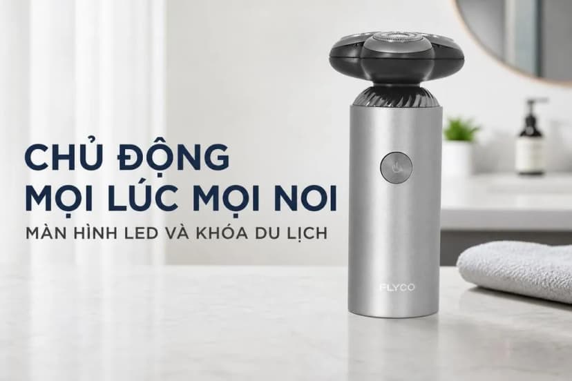 Máy cạo râu khô và ướt Flyco FS965VN - Giá rẻ nhất hôm nay - Ảnh 5