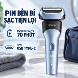 Máy cạo râu khô và ướt Gaabor ER-T02A - Giá rẻ nhất hôm nay - Ảnh 4