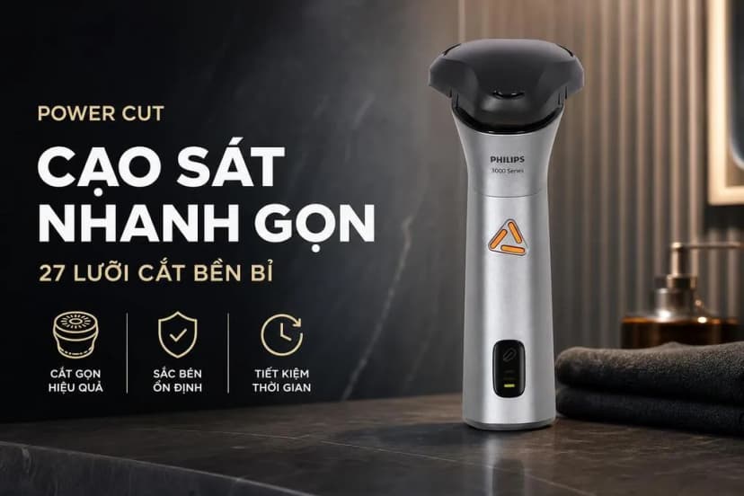 Máy cạo râu khô và ướt Philips S3882/00 - Giá rẻ nhất hôm nay - Ảnh 2
