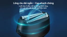 Máy cạo râu khô và ướt Showsee F601-BK - Giá rẻ nhất hôm nay - Ảnh 3