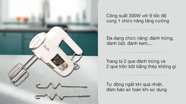 So sánh giá Máy đánh trứng AVA HM9103-GS rẻ nhất? - Ảnh 2