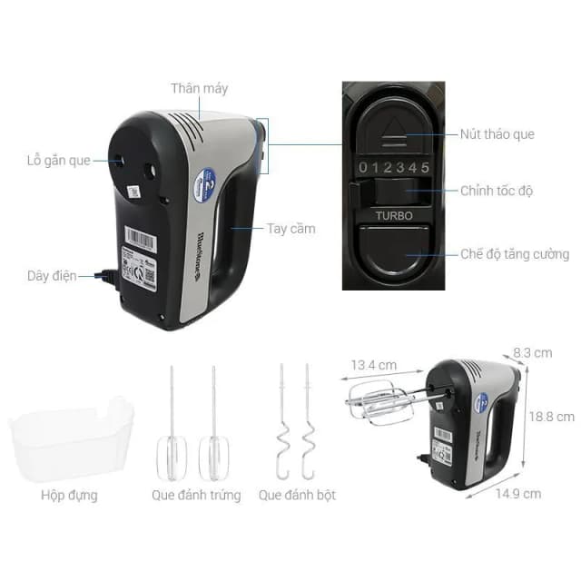 So sánh giá Máy đánh trứng BlueStone HMB-6336 rẻ nhất? - Ảnh 18