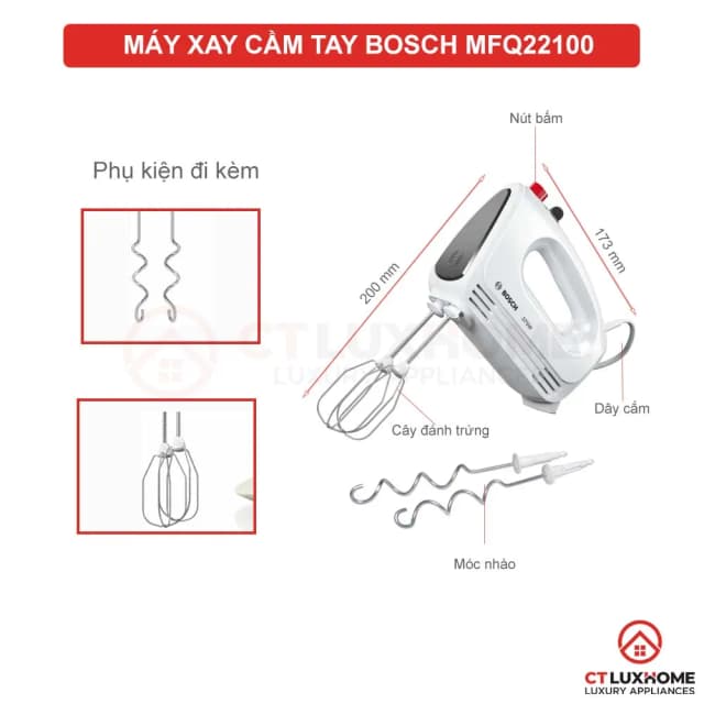 So sánh giá Máy đánh trứng Bosch MFQ22100 rẻ nhất? - Ảnh 19