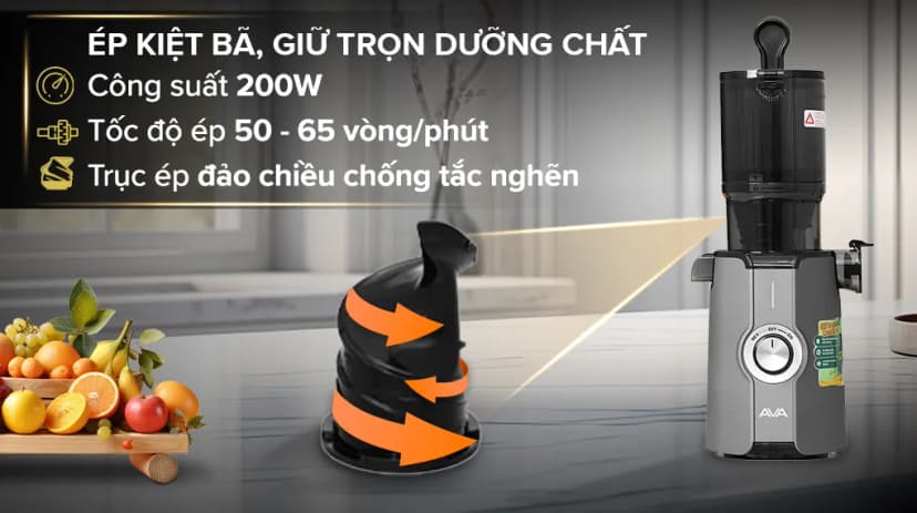 So sánh giá Máy ép chậm AVA SJ-051C - Tìm sản phẩm giá rẻ nhất - Ảnh 8