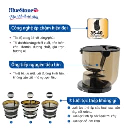 So sánh giá Máy ép chậm Bluestone SJB-6553 - Tìm sản phẩm giá rẻ nhất - Ảnh 8