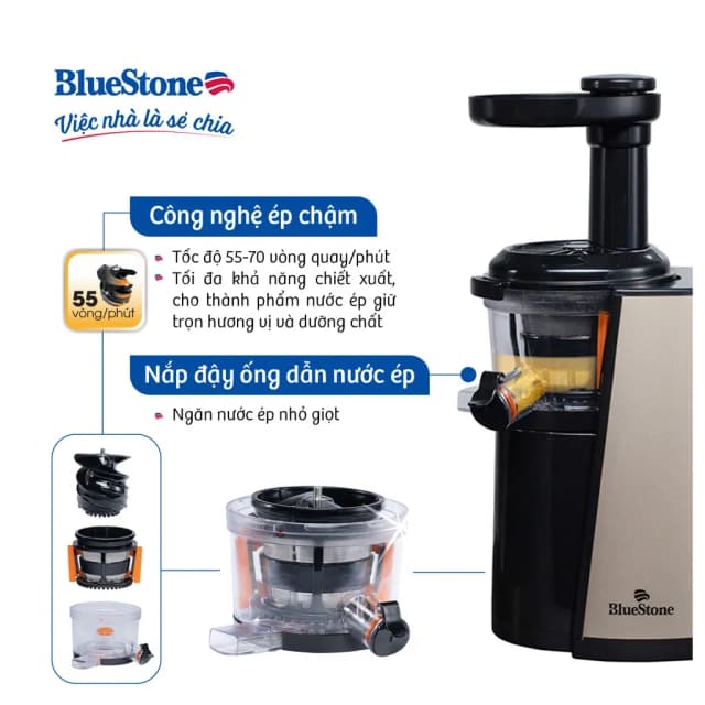 So sánh giá Máy ép chậm BlueStone SJB-6556 rẻ nhất? - Ảnh 8