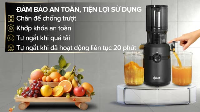 Top 1 so sánh giá Máy ép chậm Comet CM9616 - Tìm sản phẩm giá rẻ nhất - Ảnh 11