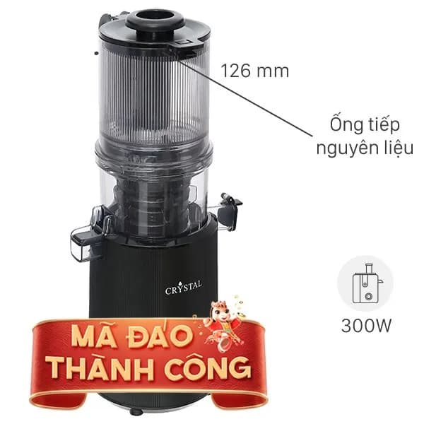So sánh giá Máy ép chậm Crystal JE6023 rẻ nhất? - Ảnh 6