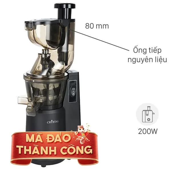 So sánh giá Máy ép chậm Crystal ZZJ821ML rẻ nhất? - Ảnh 11