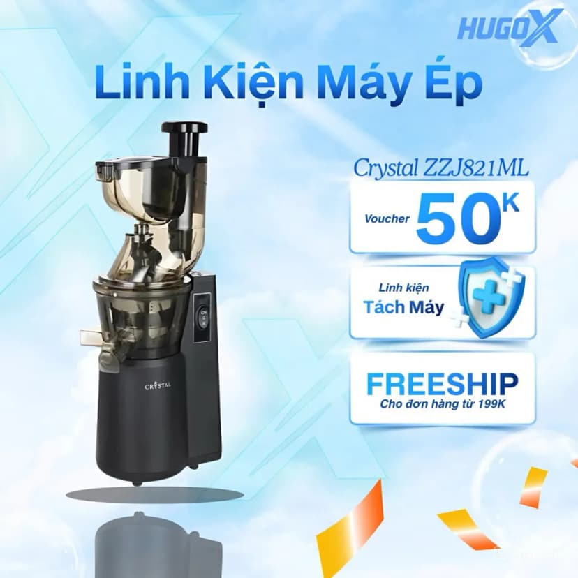 So sánh giá Máy ép chậm Crystal ZZJ821ML - Tìm sản phẩm giá rẻ nhất - Ảnh 16