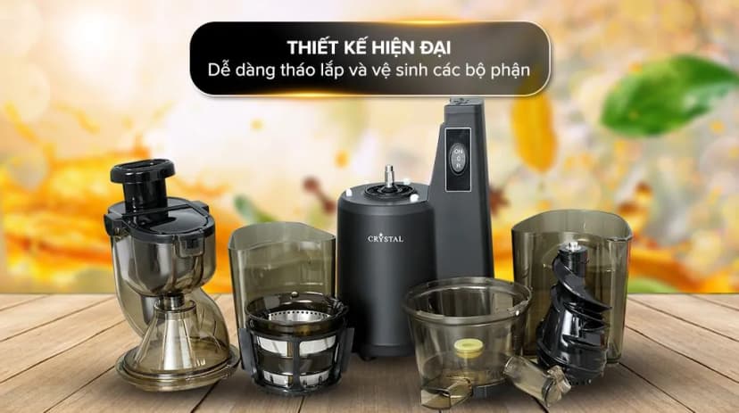 So sánh giá Máy ép chậm Crystal ZZJ821ML - Tìm sản phẩm giá rẻ nhất - Ảnh 6