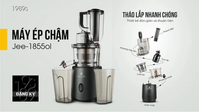 So sánh giá Máy ép chậm Elmich JEE-1855OL rẻ nhất? - Ảnh 9