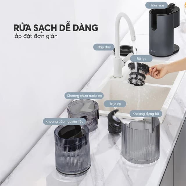 So sánh giá Máy ép chậm Elmich JEE-8758OB rẻ nhất? - Ảnh 8