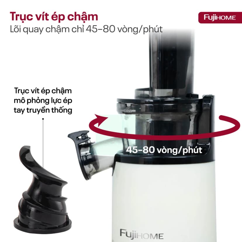 So sánh giá Máy ép chậm FUJIHOME SJ06 - Tìm sản phẩm giá rẻ nhất - Ảnh 2
