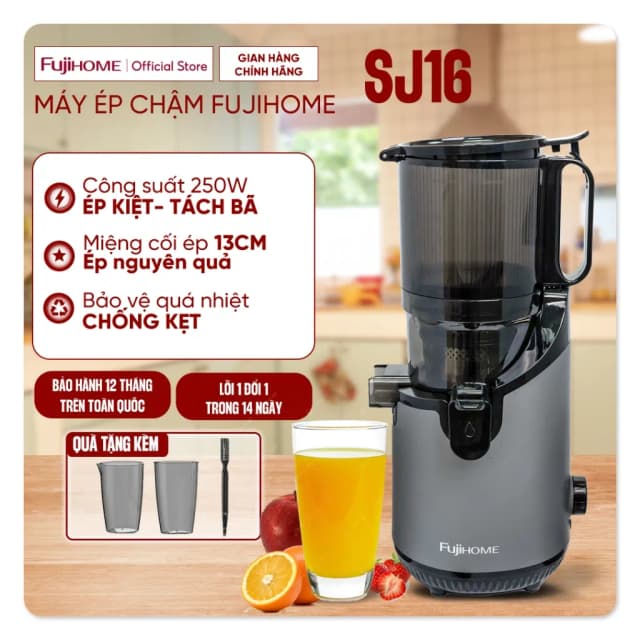 So sánh giá Máy ép chậm FUJIHOME SJ16 rẻ nhất? - Ảnh 7