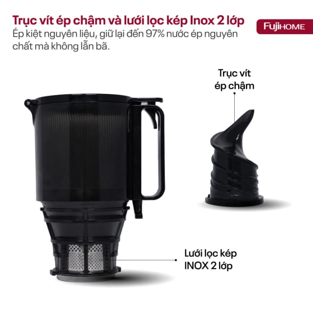 So sánh giá Máy ép chậm FUJIHOME SJ50C rẻ nhất? - Ảnh 13