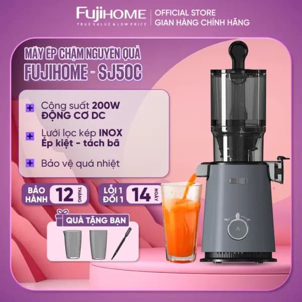 So sánh giá Máy ép chậm FUJIHOME SJ50C rẻ nhất? - Ảnh 18