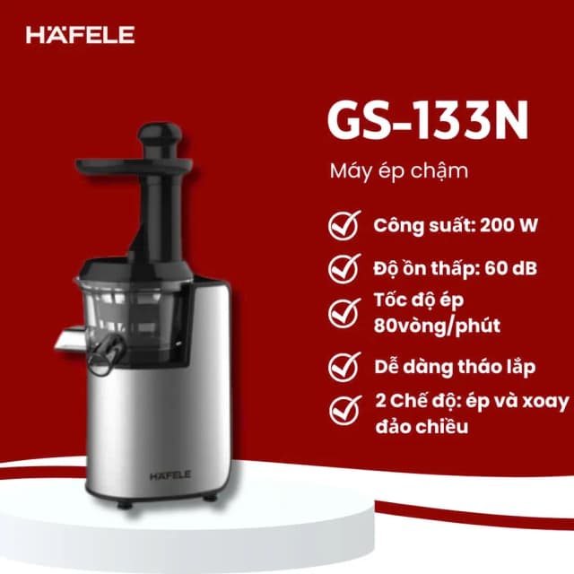 Top 1 so sánh giá Máy ép chậm Hafele GS-133N (535.43.811) - Tìm sản phẩm giá rẻ nhất - Ảnh 3