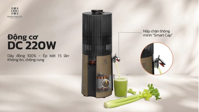 Máy ép chậm Hawonkoo SJH-004 - Ảnh 10