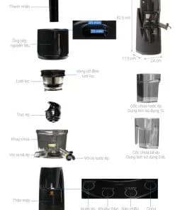 So sánh giá Máy ép chậm Hawonkoo SJH-045-BA rẻ nhất? - Ảnh 10