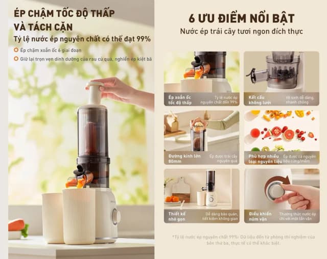 Top 1 so sánh giá Máy ép chậm Joyoung JSJ-550 - Tìm sản phẩm giá rẻ nhất - Ảnh 43