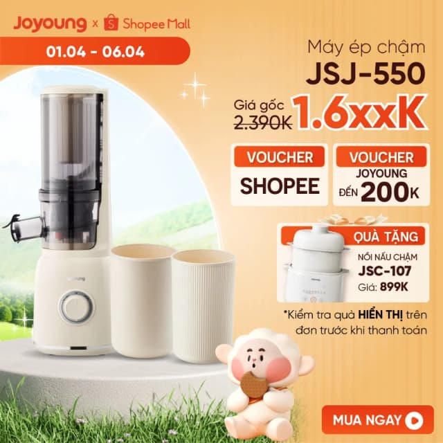 Top 1 so sánh giá Máy ép chậm Joyoung JSJ-550 - Tìm sản phẩm giá rẻ nhất - Ảnh 44