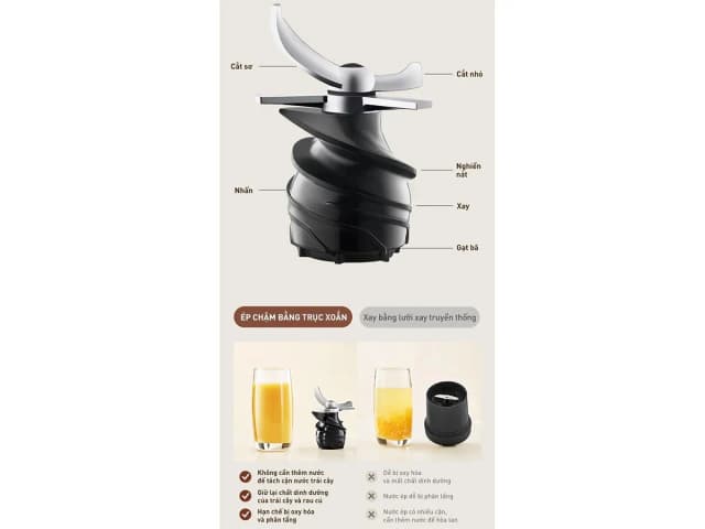 Top 1 so sánh giá Máy ép chậm Joyoung JSJ-550 - Tìm sản phẩm giá rẻ nhất - Ảnh 71