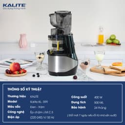Máy ép chậm Kalite KL-599