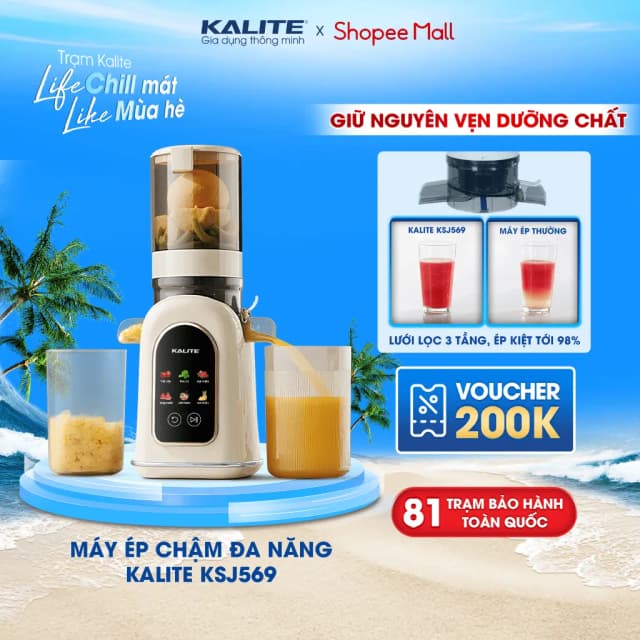 So sánh giá Máy ép chậm Kalite KSJ569 rẻ nhất? - Ảnh 16