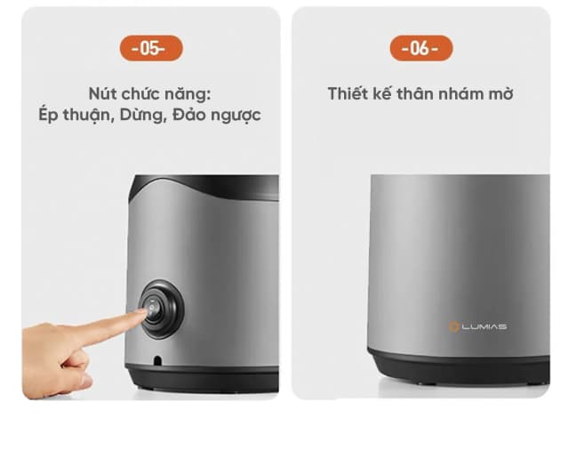 So sánh giá Máy ép chậm LUMIAS SJ10B rẻ nhất? - Ảnh 9