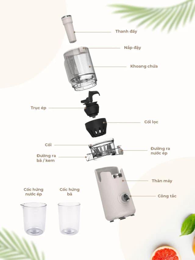 Top 1 so sánh giá Máy ép chậm Sunhouse SHD5504 - Tìm sản phẩm giá rẻ nhất - Ảnh 8