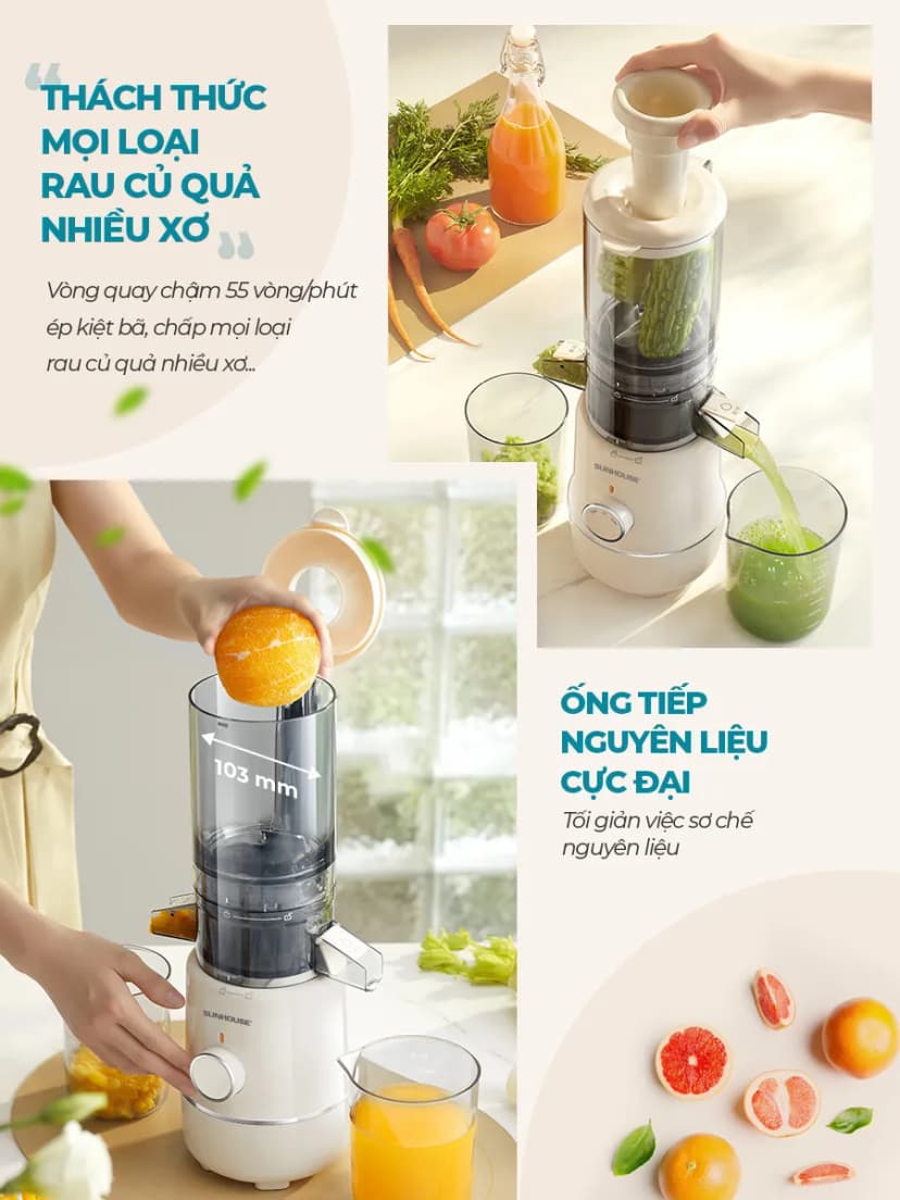 So sánh giá Máy ép chậm Sunhouse SHD5514 - Tìm sản phẩm giá rẻ nhất - Ảnh 3