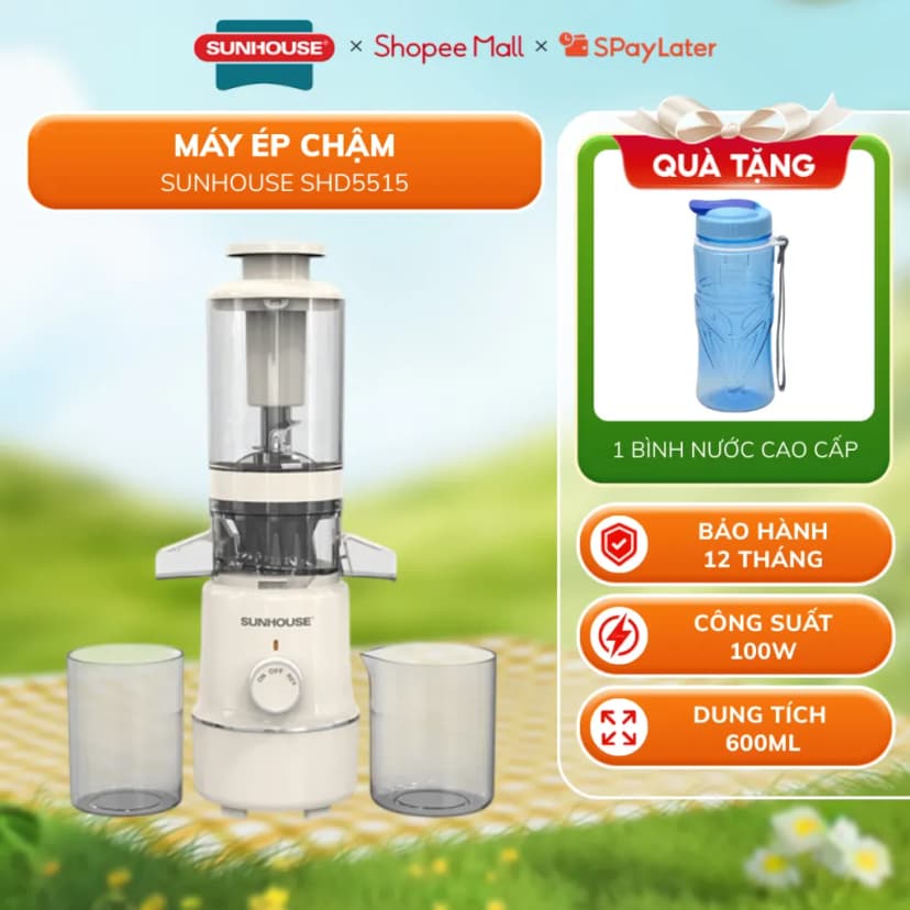 So sánh giá Máy ép chậm Sunhouse SHD5515 - Tìm sản phẩm giá rẻ nhất - Ảnh 2