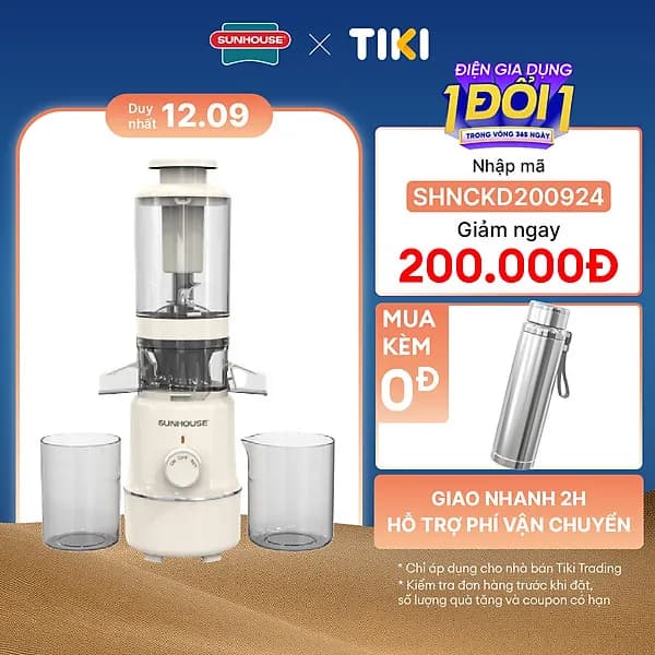 So sánh giá Máy ép chậm Sunhouse SHD5515 - Tìm sản phẩm giá rẻ nhất - Ảnh 14