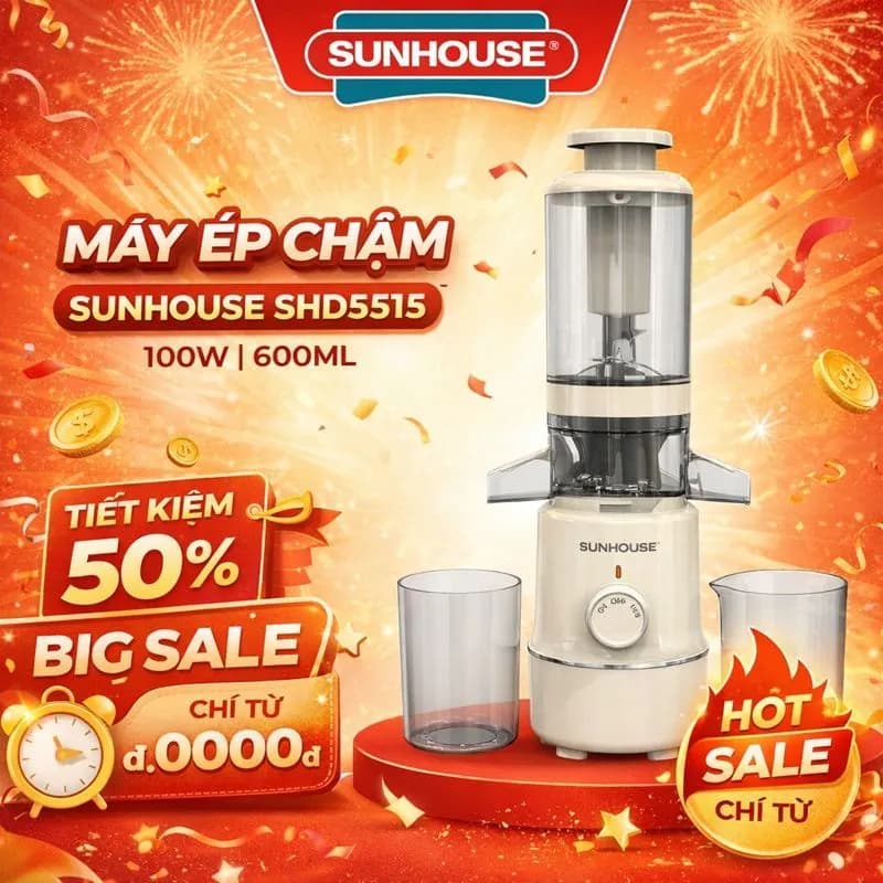 So sánh giá Máy ép chậm Sunhouse SHD5515 - Tìm sản phẩm giá rẻ nhất - Ảnh 18