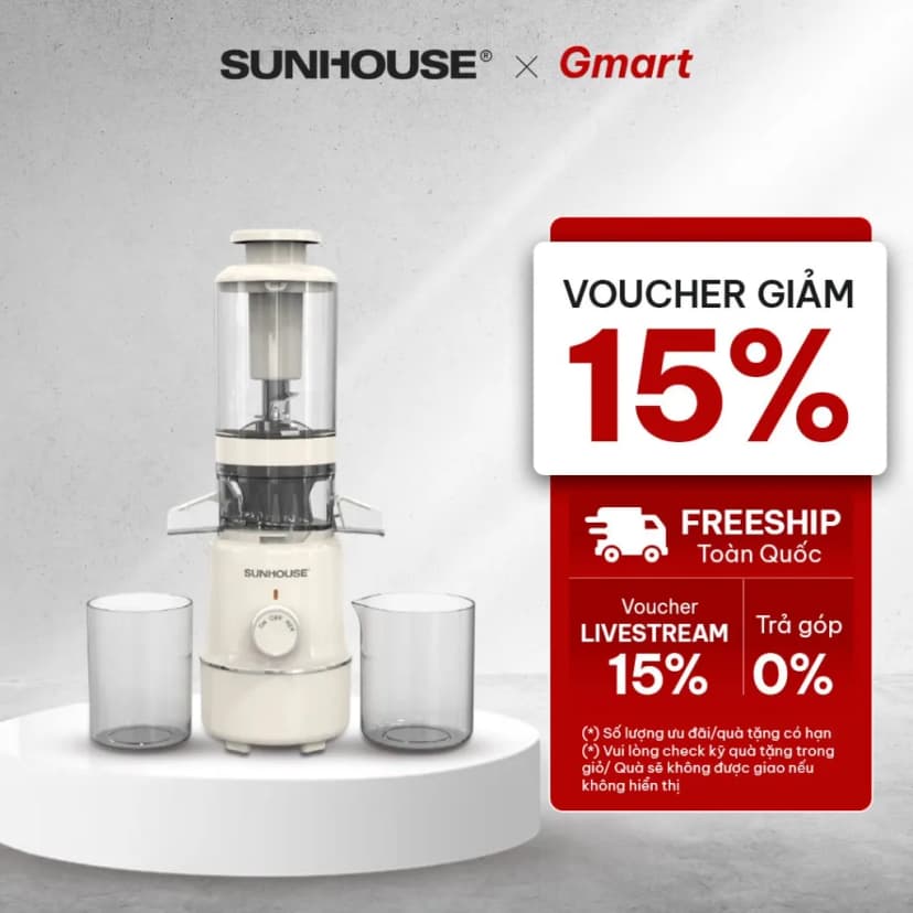 So sánh giá Máy ép chậm Sunhouse SHD5515 - Tìm sản phẩm giá rẻ nhất - Ảnh 4