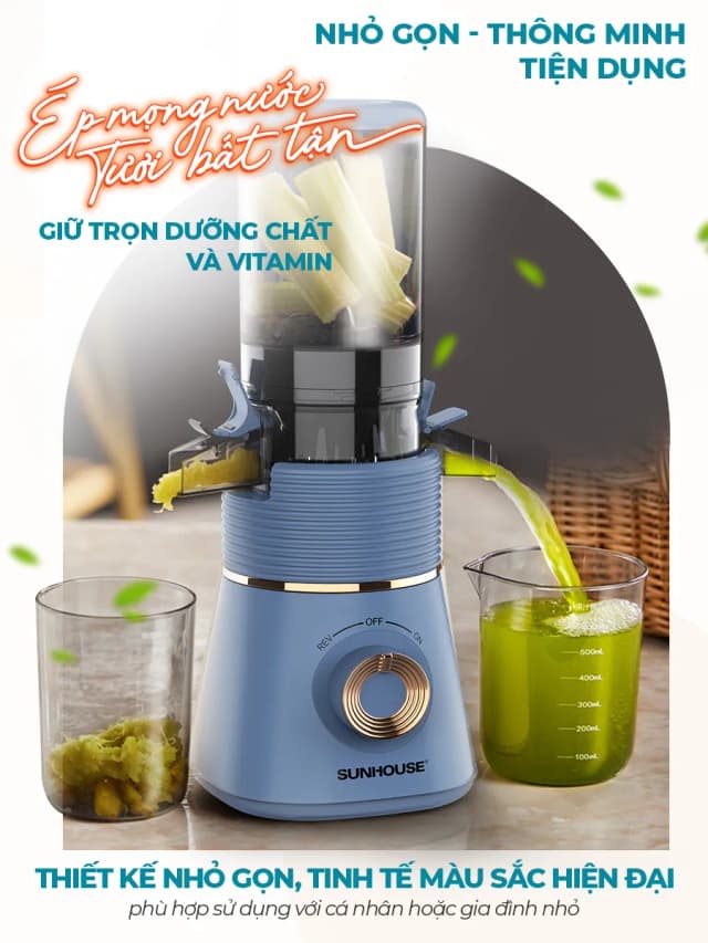 So sánh giá Máy ép chậm Sunhouse SHD5518 rẻ nhất? - Ảnh 12