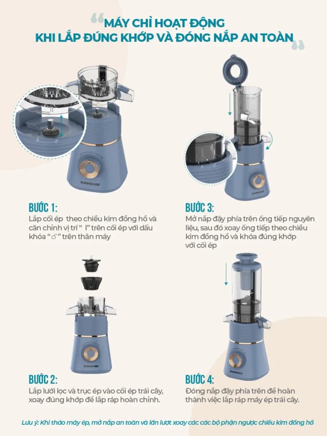 So sánh giá Máy ép chậm Sunhouse SHD5518 rẻ nhất? - Ảnh 13