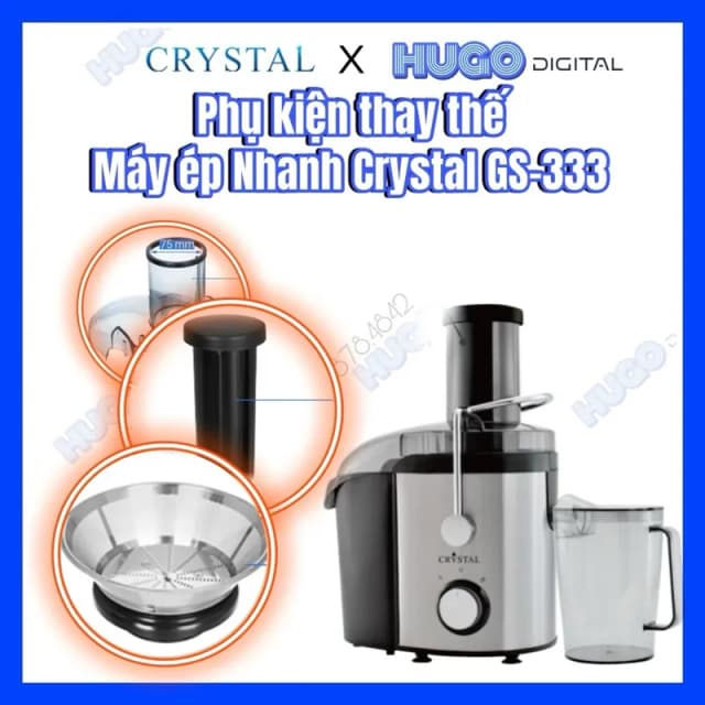 So sánh giá Máy ép trái cây Crystal GS-333 rẻ nhất? - Ảnh 17