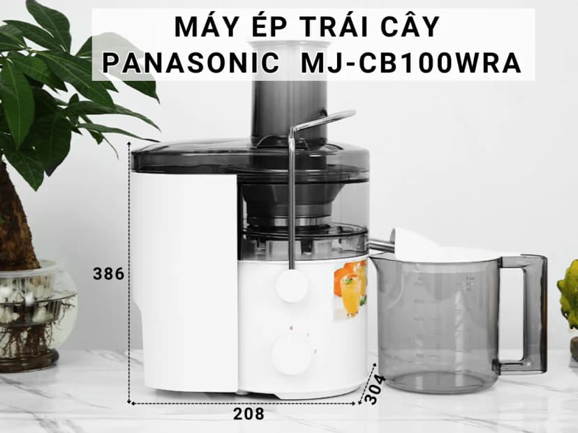 So sánh giá Máy ép trái cây Panasonic MJ-CB100WRA - Tìm sản phẩm giá rẻ nhất - Ảnh 4