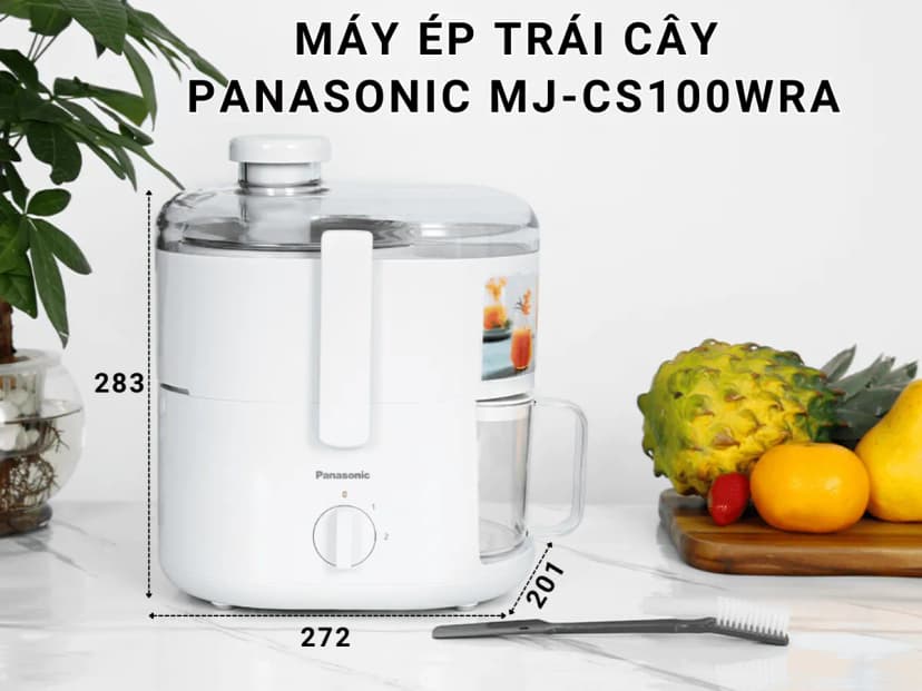 So sánh giá Máy ép trái cây Panasonic MJ-CS100WRA - Tìm sản phẩm giá rẻ nhất - Ảnh 4