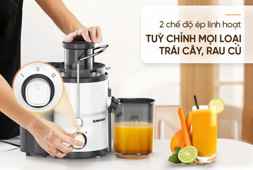 Máy ép trái cây Sunhouse SHD5522 - Giá rẻ nhất hôm nay - Ảnh 8