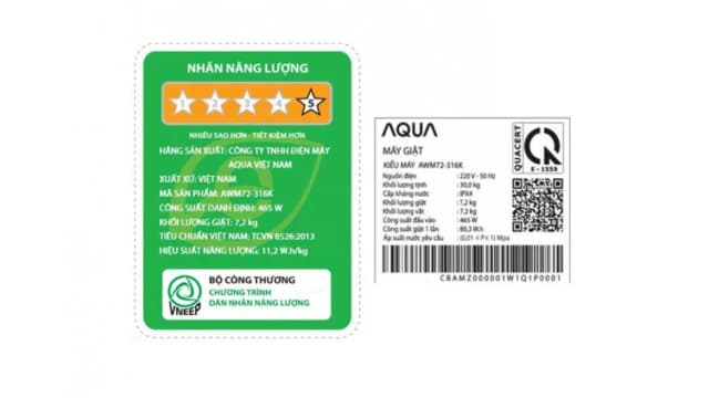 Top 1 so sánh giá Máy giặt Aqua 7.2 kg AWM72-316K(S) - Tìm sản phẩm giá rẻ nhất - Ảnh 15