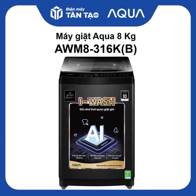 So sánh giá Máy giặt Aqua 8 kg AWM8-316K(B) rẻ nhất? - Ảnh 17