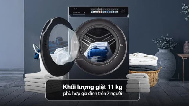 So sánh giá Máy giặt Aqua Inverter 11 kg AW11-B4377U1L(GN) rẻ nhất? - Ảnh 7