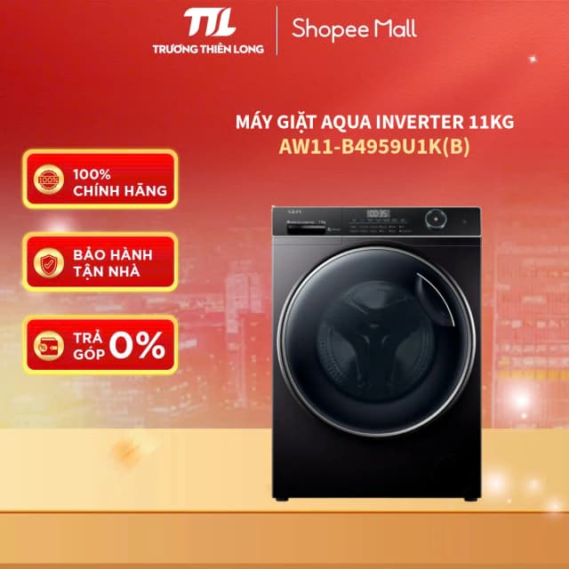 So sánh giá Máy giặt Aqua Inverter 11 kg AW11-B4959U1K(B) rẻ nhất? - Ảnh 19