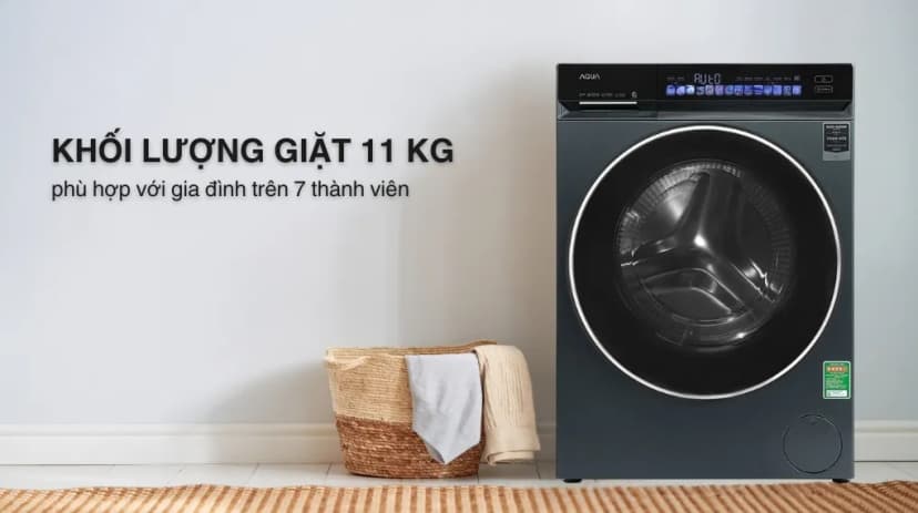 Máy giặt Aqua Inverter 11 kg AW11-BD4377U1L(GN) - Giá rẻ nhất hôm nay - Ảnh 13